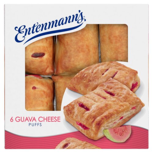 Entenmann's Guava Cheese Puffs, 6 count, 1 lb 1 oz