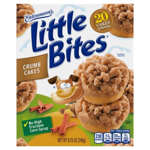 Entenmann's Little Bites Crumb Cakes, 20 count, 8.75 oz