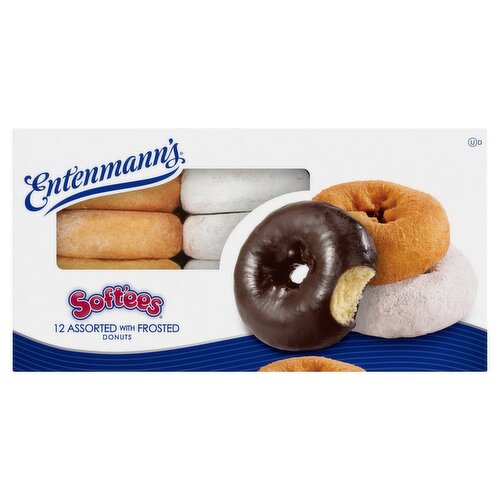 Entenmann's Soft'ees Donuts, 12 count, 4.5 oz