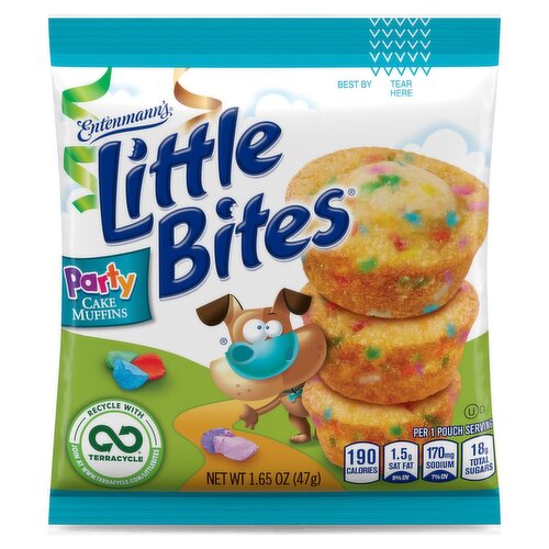 Entenmann's Little Bites Party Cake Muffins, 1.65 oz