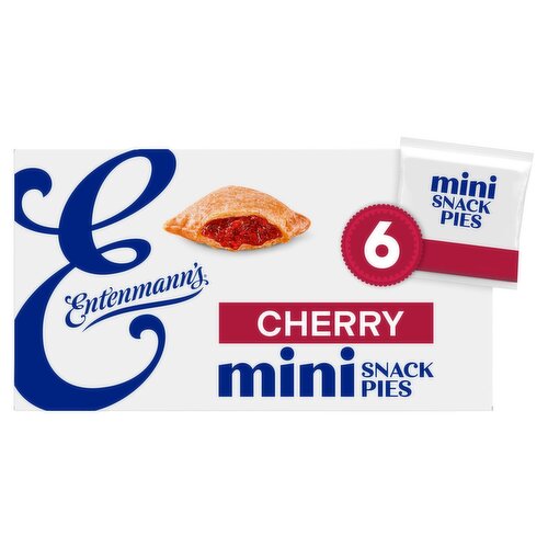 Entenmann's Cherry Mini Snack Pies, 6 count, 12 oz