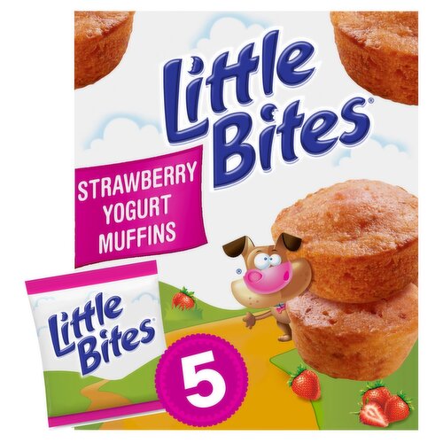 Entenmann's Little Bites Strawberry Yogurt Muffins, 5 count, 8.25 oz