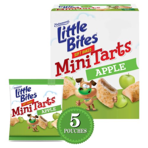 Entenmann's Little Bites Apple Soft Baked Mini Tarts, 5 pouches, 7 oz