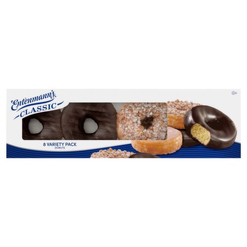 Entenmann's Classic Donuts Variety Pack, 8 count, 1 lb 0.8 oz