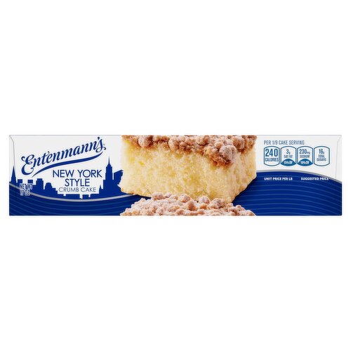 Entenmann's New York Style Crumb Cake, 1 lb 1 oz