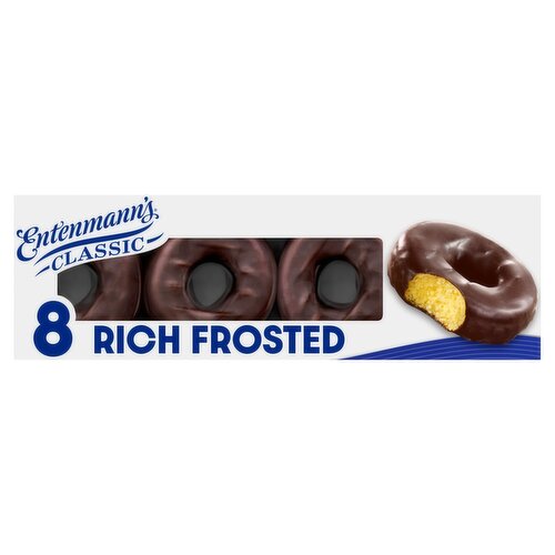 Entenmann's Classic Rich Frosted Donuts, 8 count, 15 oz