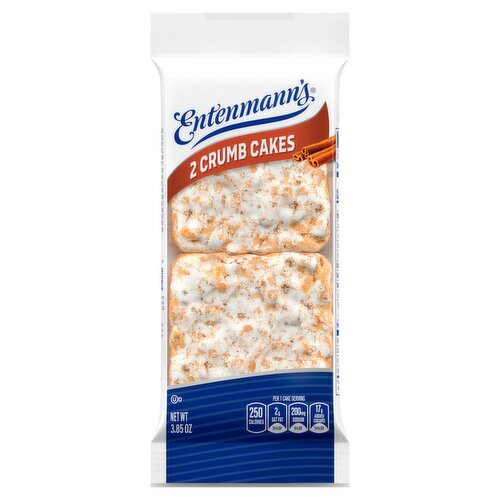 Entenmann's Crumb Cakes, 2 count, 3.85 oz