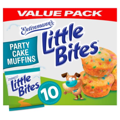 Little Bites Party Cake Muffins Value Pack, 10 count, 15 oz