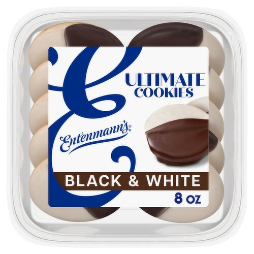 Entenmann's Black & White Ultimate Cookies, 10 count, 8 oz