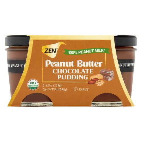 Zen Peanut Butter Chocolate Pudding, 4.5 oz, 2 count