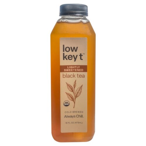 Low Key T Lightly Sweetened Black Tea, 16 fl oz