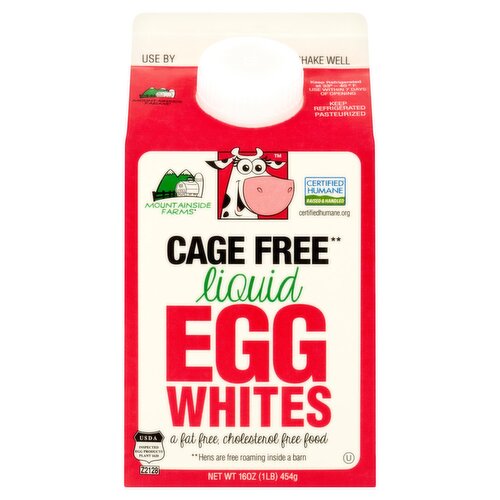 Mountainside Farms Cage Free Liquid Egg Whites, 16 oz