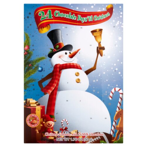 Albert's Christmas Calendar Milk Chocolates, 24 count, 1.76 oz