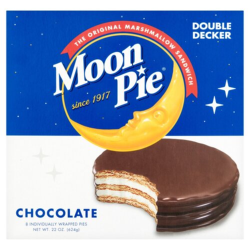 Moon Pie Chocolate Double Decker, 8 count, 22 oz