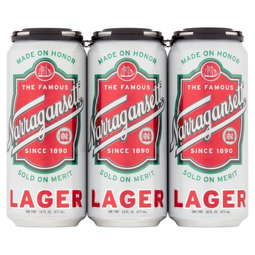 Narragansett Lager, 16 fl oz
