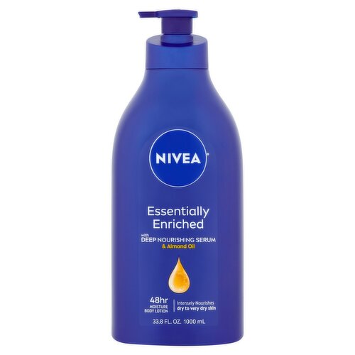 Nivea Essentially Enriched Moisture Body Lotion, 33.8 fl oz