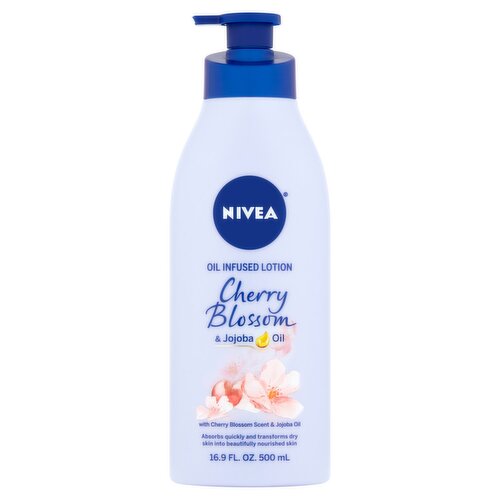 Nivea Cherry Blossom & Jojoba Oil Infused Lotion, 16.9 fl oz