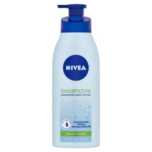 Nivea Breathable Fresh Fusion Nourishing Body Lotion, 13.5 fl oz