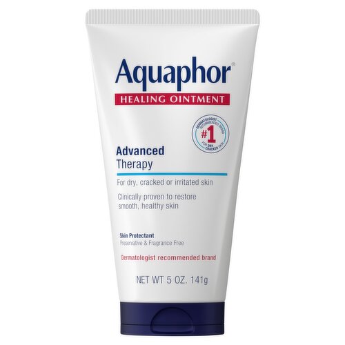 Aquaphor Advanced Therapy Skin Protectant Healing Ointment, 5 oz