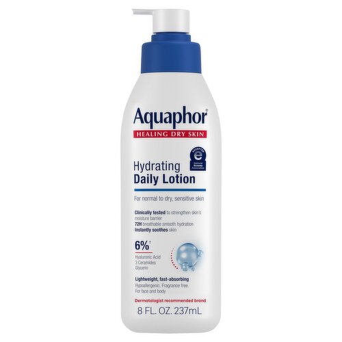 Aquaphor Hydrating Daily Lotion, 8 fl oz