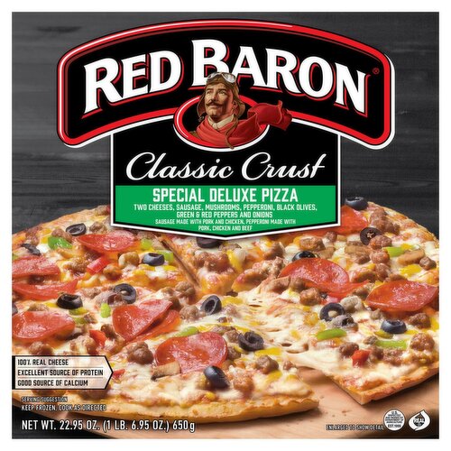 Red Baron Classic Crust Special Deluxe Pizza, 22.95 oz