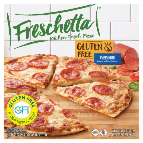 Freschetta Kitchen Fresh Pizza Pepperoni and Mozarella Cheese Pizza, 17.78 oz