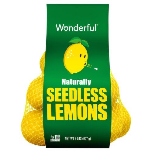 Wonderful Naturally Seedless Lemons, 2 lbs