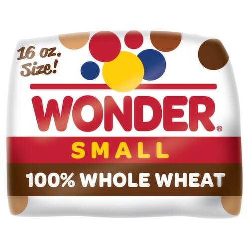 Wonder Small 100% Whole Wheat Bread, 16 oz