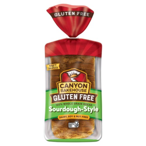Canyon Bakehouse Sourdough-Style Gluten Free 100% Whole Grain Bread, 15 oz