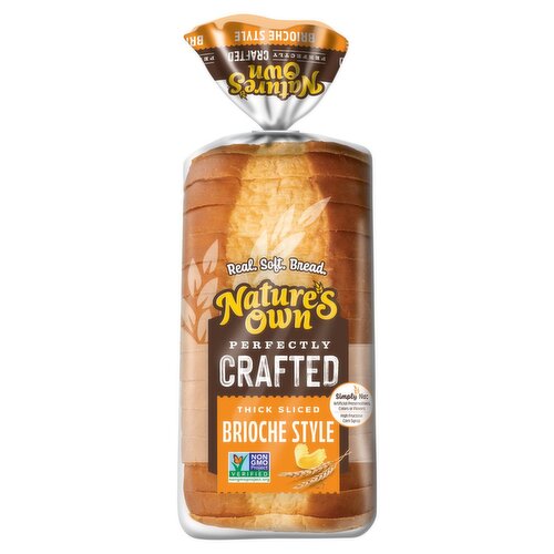 Nature's Own Perfectly Crafted Thick Sliced Brioche Style Bread, 22 oz