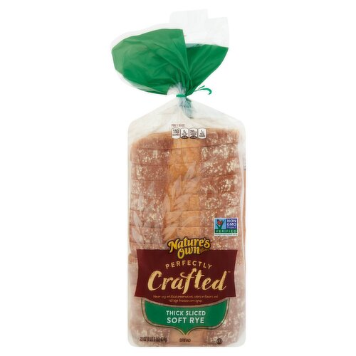 Nature's Own Perfectly Crafted Thick Sliced Soft Rye Bread, 22 oz