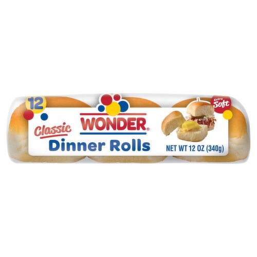 Wonder Classic Dinner Rolls, 12 count, 12 oz