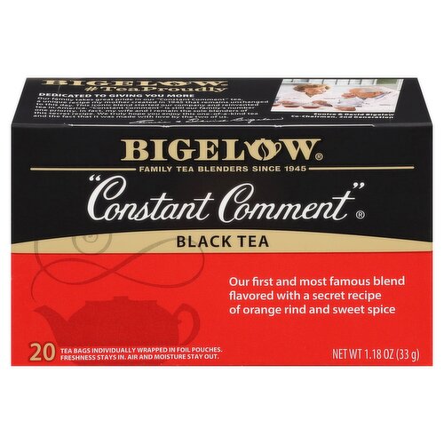 Bigelow "Constant Comment" Black Tea Bags, 20 count, 1.18 oz