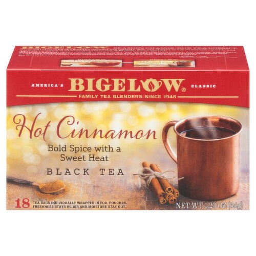 Bigelow Sweet Cinnamon Dolce Black Tea, 18 count, 1.23 oz