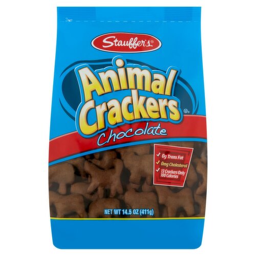 Stauffer's Chocolate Animal Crackers, 14.5 oz