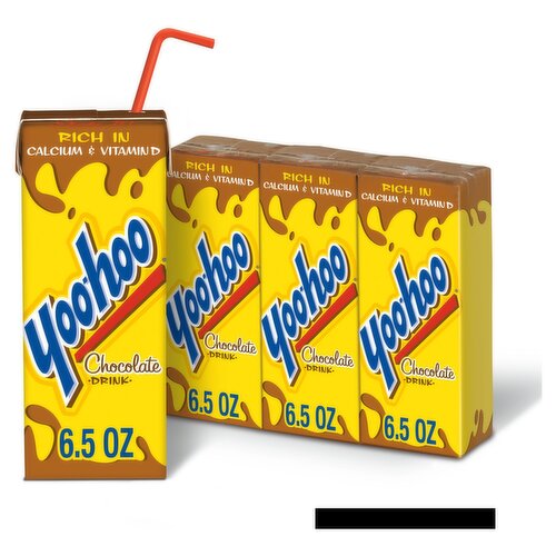 Yoo-Hoo Chocolate Drink, 6.5 fl oz, 3 count