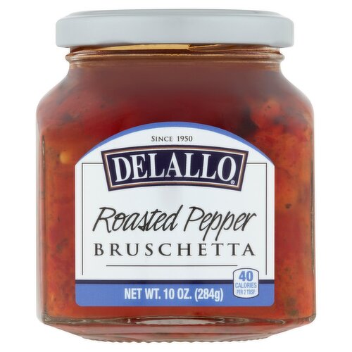 DeLallo Roasted Pepper Bruschetta, 10 oz