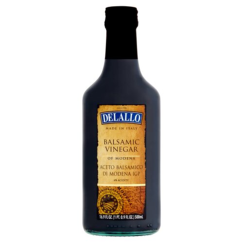 DeLallo Balsamic Vinegar, 16.9 fl oz