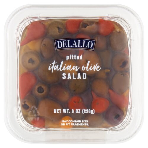 DeLallo Pitted Italian Olive Salad, 8 oz