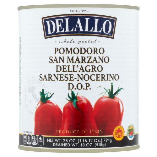 DeLallo San Marzano Tomatoes D.O.P., 28 oz