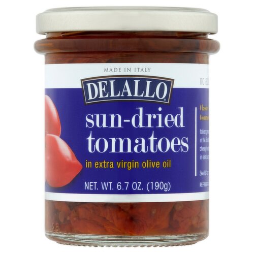 DeLallo Sun-Dried Tomatoes in Extra Virgin Olive Oil, 6.7 oz