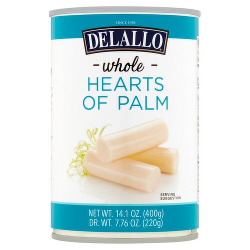 DeLallo Whole Hearts of Palm, 14.1 oz