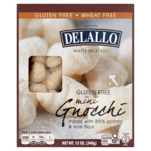 DeLallo Gluten Free Mini Gnocchi, 12 oz