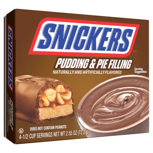 Snickers Pudding & Pie Filling, 4 count, 2.55 oz