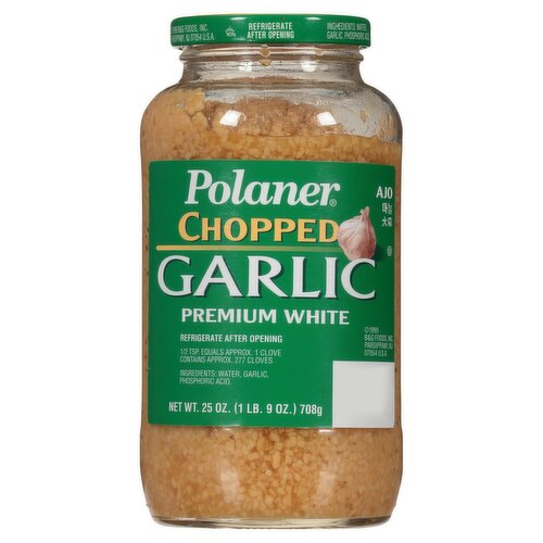 Polaner Chopped Garlic, 25 oz