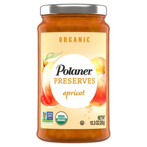 Polaner Organic Apricot Preserves, 10.3 oz