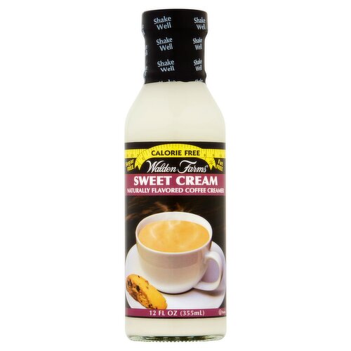 Walden Farms Sweet Cream Calorie Free Coffee Creamer, 12 fl oz