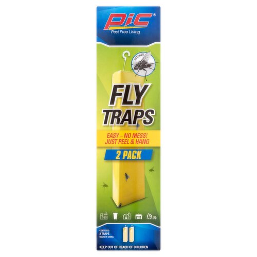 Pic Fly Traps, 2 count