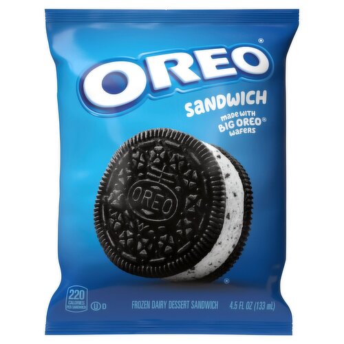 Oreo Frozen Dairy Dessert Sandwich, 4.5 fl oz