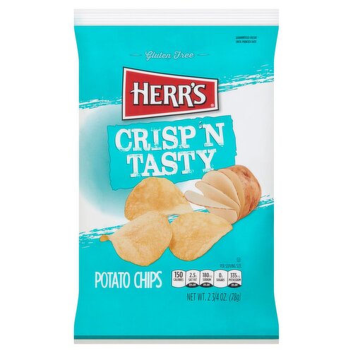 Herr's Crisp 'n Tasty Potato Chips, 2 3/4 oz